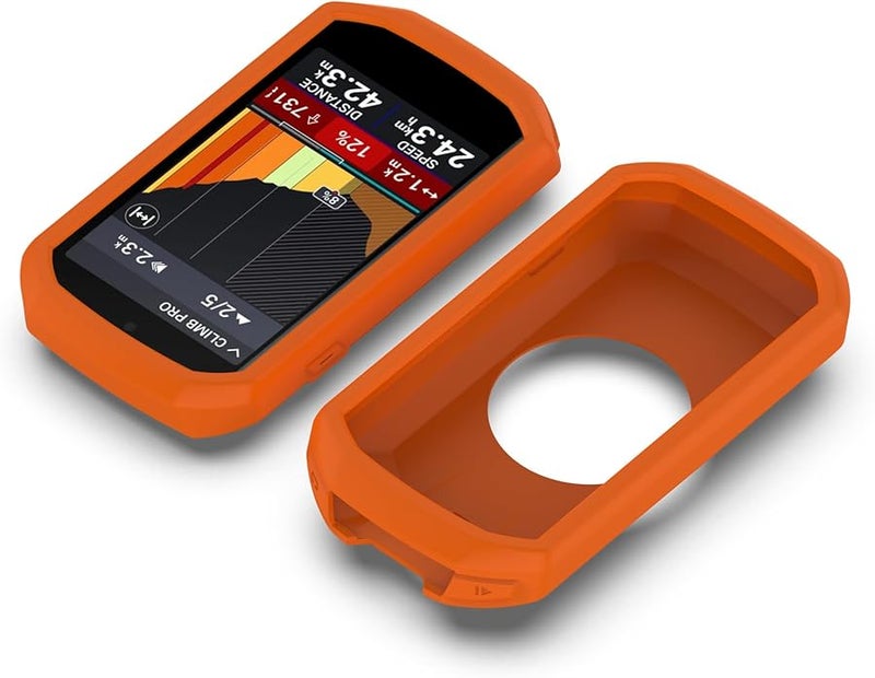 Shockproof Silicone Protective Case With Screen Protector For 1050 Code Watch Navigation Cycling Computer Color A - Image 3